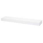 LED BATTERY OPERATED Wall Shelf White
