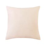 Velvet Natural Cushion Covers 45 x 45cm - 2 Pack