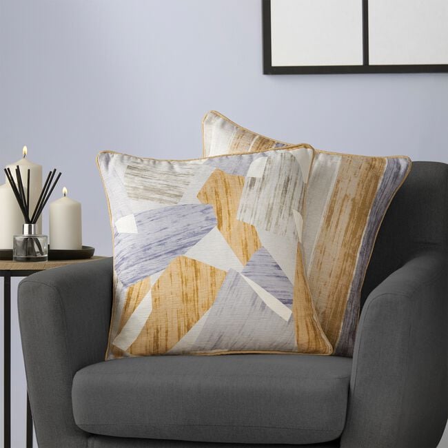 ZAIDA STRIPE OCHRE 45x45 Cushion