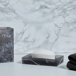 SALERNO SOAP DISH Black