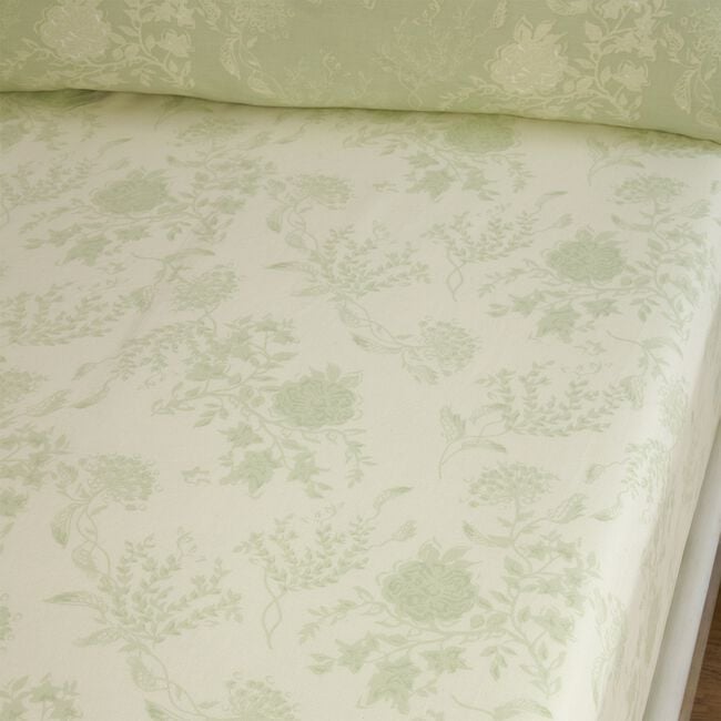 ARABESQUE SAGE Single Fitted Sheet