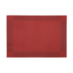 Netted Oxford Placemat - Burgundy
