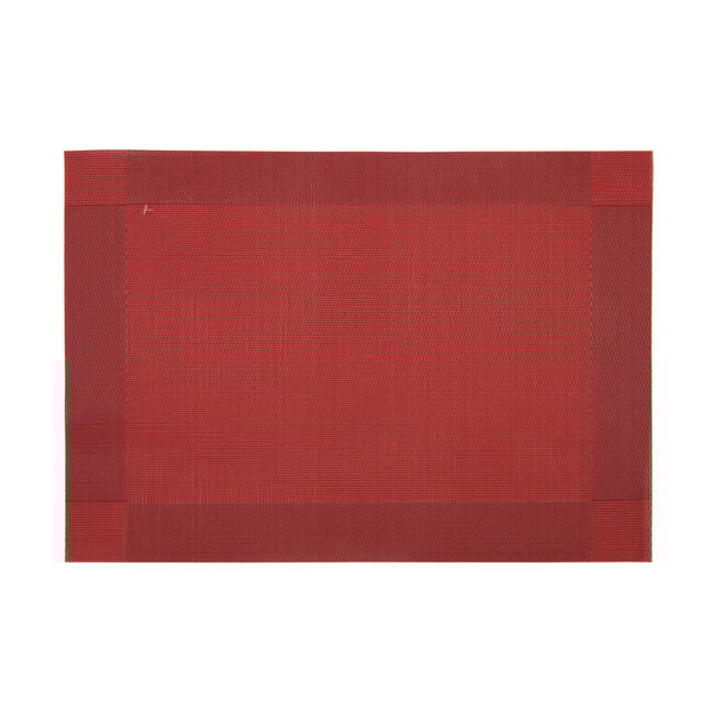 Netted Oxford Placemat - Burgundy
