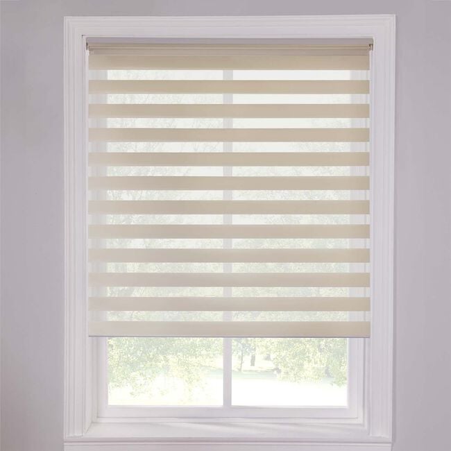 NIGHT & DAY IVORY 90x160 Roller Blinds