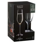 Selected Kings 200ml 4Pk Flute Glasses