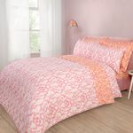 Jazmine Bedspread 200cm x 220cm - Pink/Coral