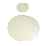 Reversible Round Coasters 4 Pack - Green & Cream