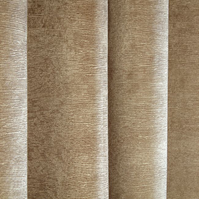 BLACKOUT & THERMAL BANDED GOLD 66x54 Curtain
