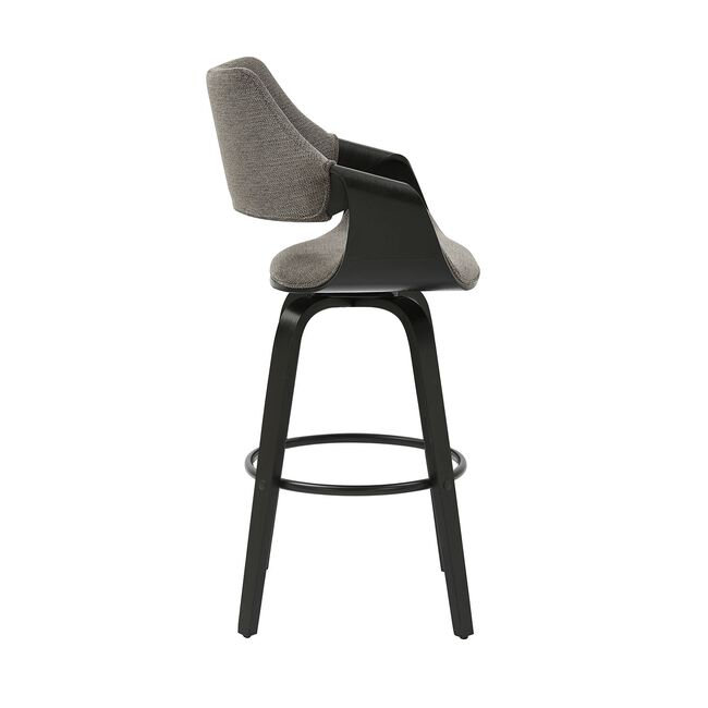 BECKETT Barstool Woven Grey