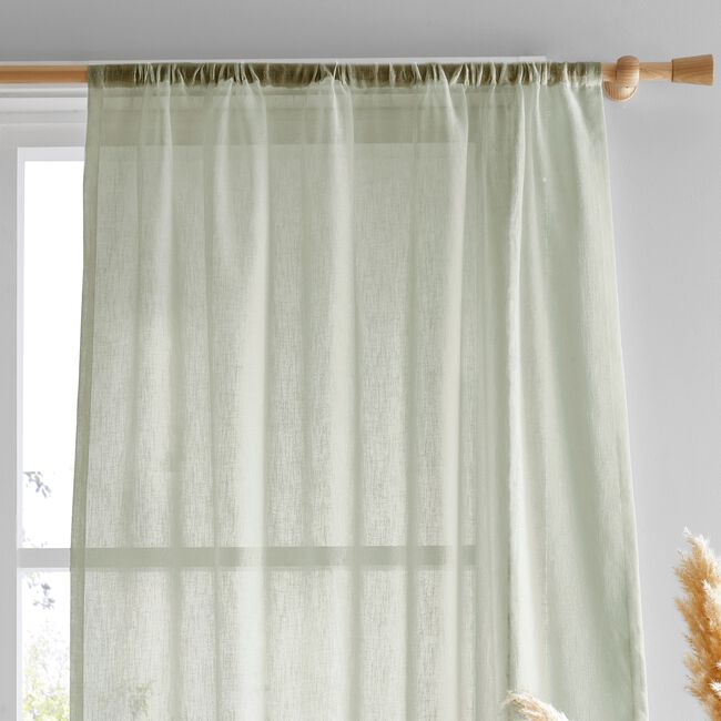 KAYLA ECO GREEN 140x122cm Voile 