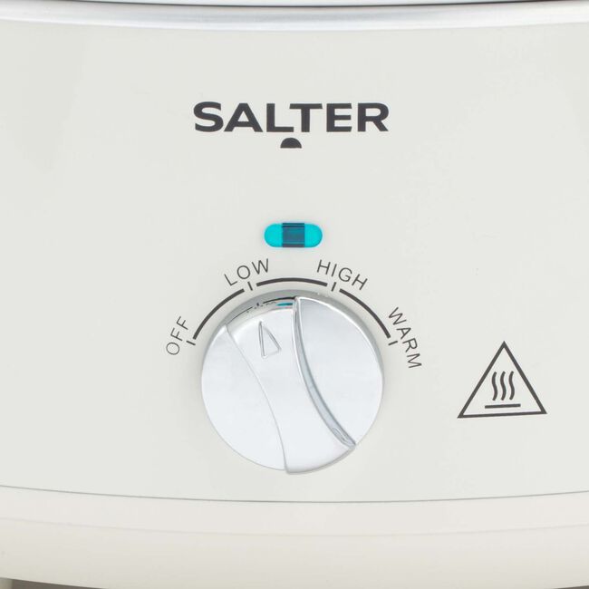 SALTER RETRO CREAM 6.5L Slow Cooker