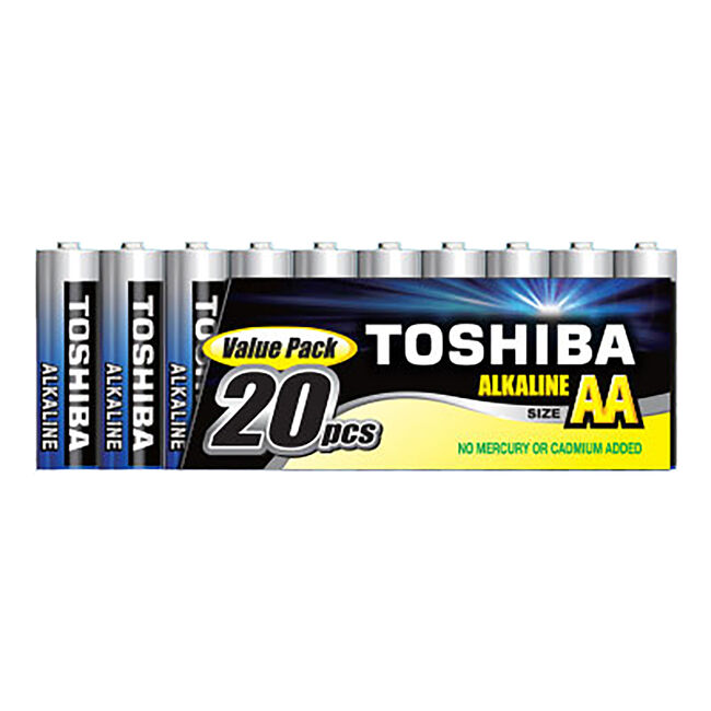 Toshiba Value AA Batteries 20 Pack Home Store + More