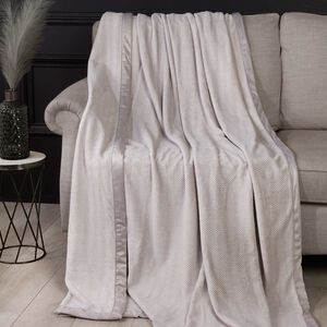 Nicole Day Herringbone Throw 150cm x 200cm - Grey