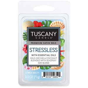 Tuscany Candle Marbled Wax, Premium, Stressless - 1 candle, 18 oz
