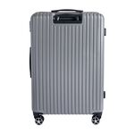 Large Lightweight Hardshell Luggage - Silver Grey