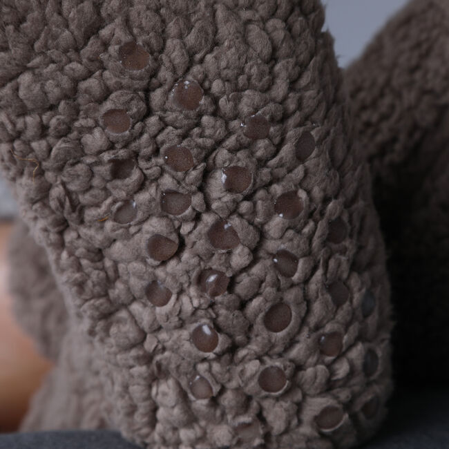 Teddy Socks Pair - Mink