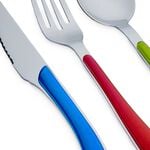 Master Cutler Coloured 24 Piece Cutlery Set