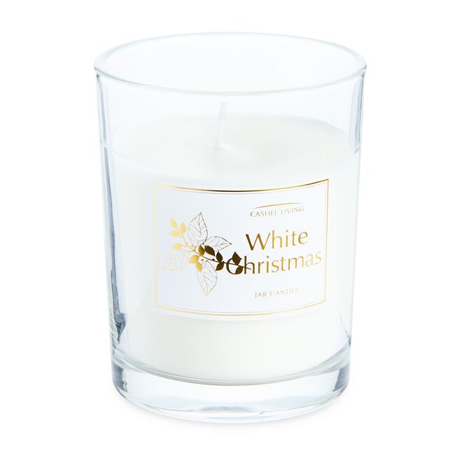 Cashel Living White Christmas Candle Jar