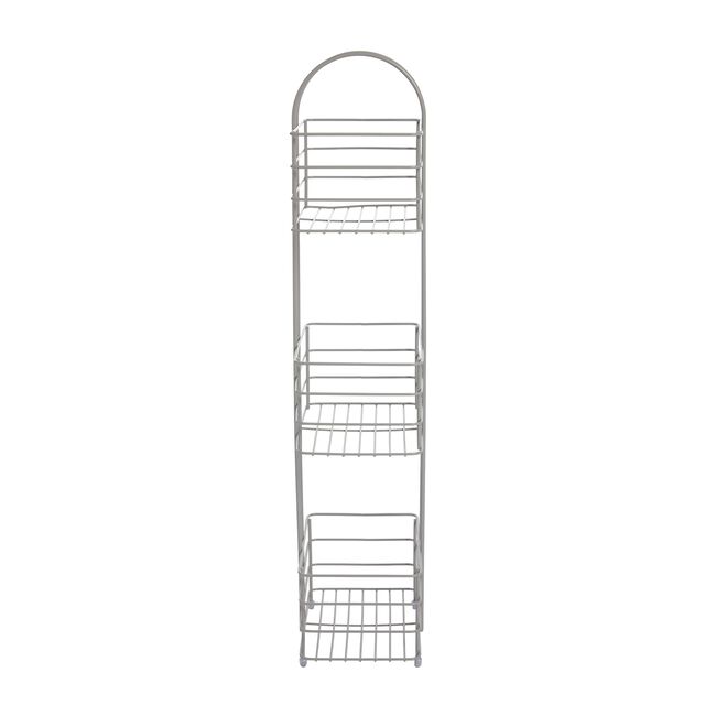 CAUSEWAY BAY THREE TIER Grey Free standing Caddy