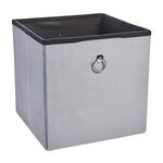VELVET FOLDABLE SMALL Light Grey Ottoman