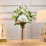Elan Floral White Hydrangea Bouquet 54cm
