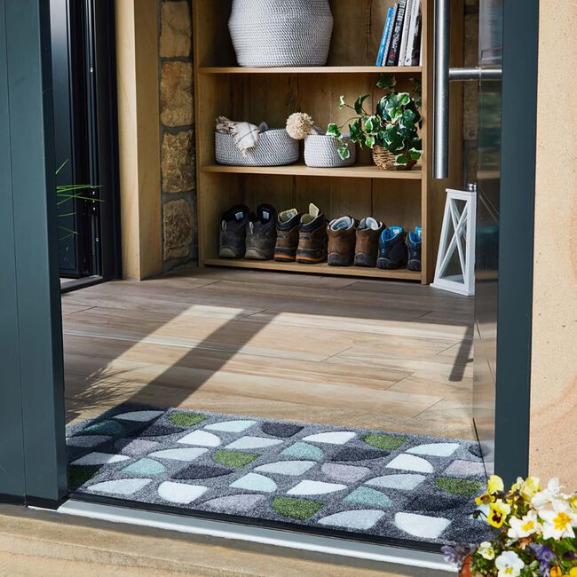 JVL Solemate Handcarved Windmill Doormat 57x100cm