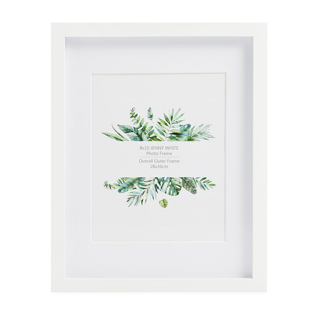 4x4 JENNY WHITE Photo Frame
