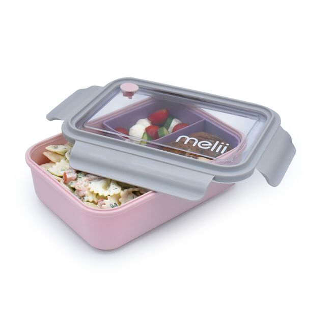 Melii Bento Purple & Grey 1250ml Container 