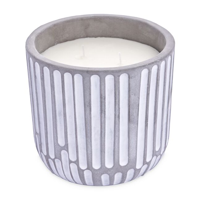 Ribbed Pot Citronella Candle