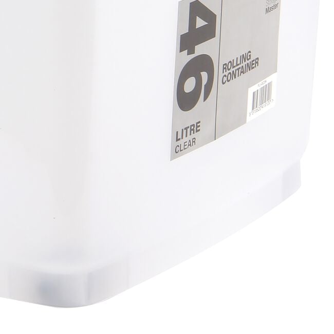 Storage Master 46L Rolling Storage Box & Lid