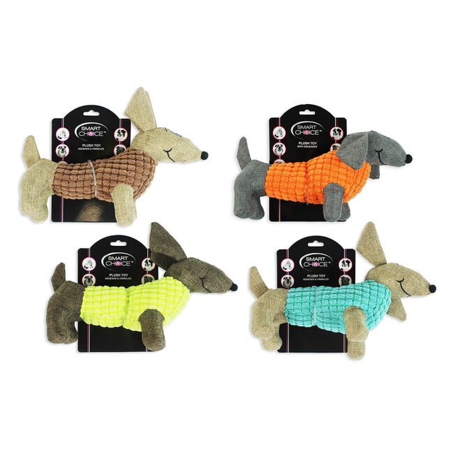 Smart Choice Plush Dog Toy - Assorted