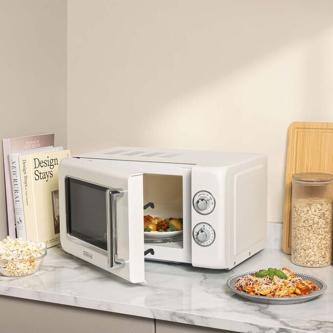 HADEN RETRO 17L WHITE Microwave