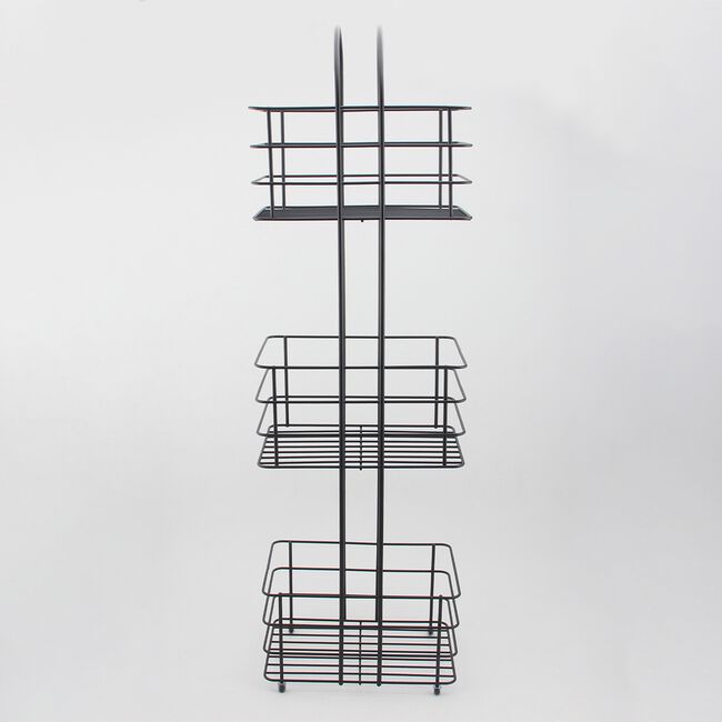 CAUSEWAY BAY THREE TIER Black Free standing Caddy