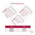 KENDRA RED/CREAM 120x170cm Rug