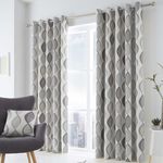 FUSION LENNOX GREY 66X54 Curtain 