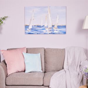 Sailing in Flotilla Canvas Print - 60cm x 90cm