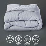 COVERLESS WAFFLE GREY SINGLE 10.5TOG Duvet