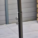Cantilever Hanging Parasol Grey