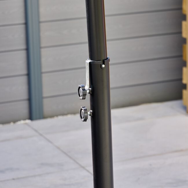 Cantilever Hanging Parasol Grey
