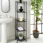 Causeway Bay 5-Tier Black Shelving Unit