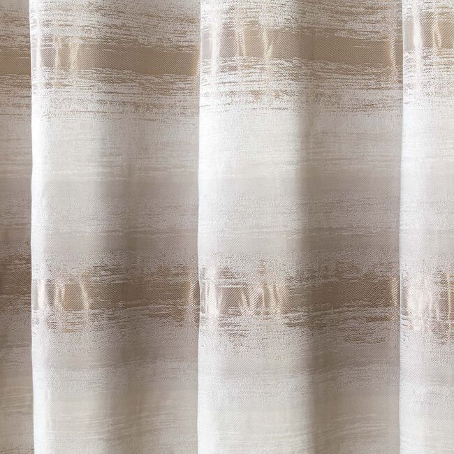OMBRE BANDS OATMEAL 90x90 Curtain