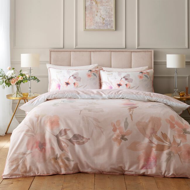 DOUBLE DUVET COVER Soiree Mia Floral Blooms