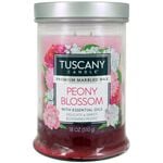 Tuscany Triple Pour Candle Peony Blossom 18oz