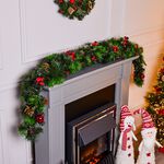 Berry & Acorn Christmas Garland 6ft