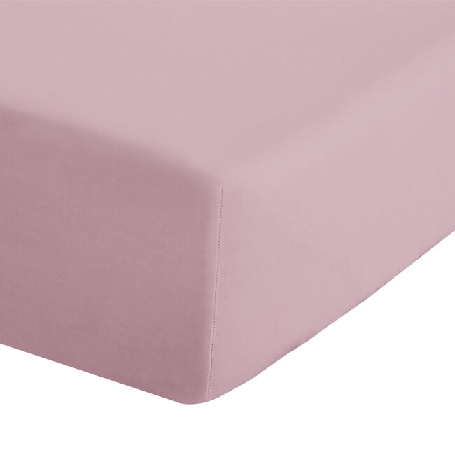 KING SIZE FITTED SHEET Luxury Percale Lilac 