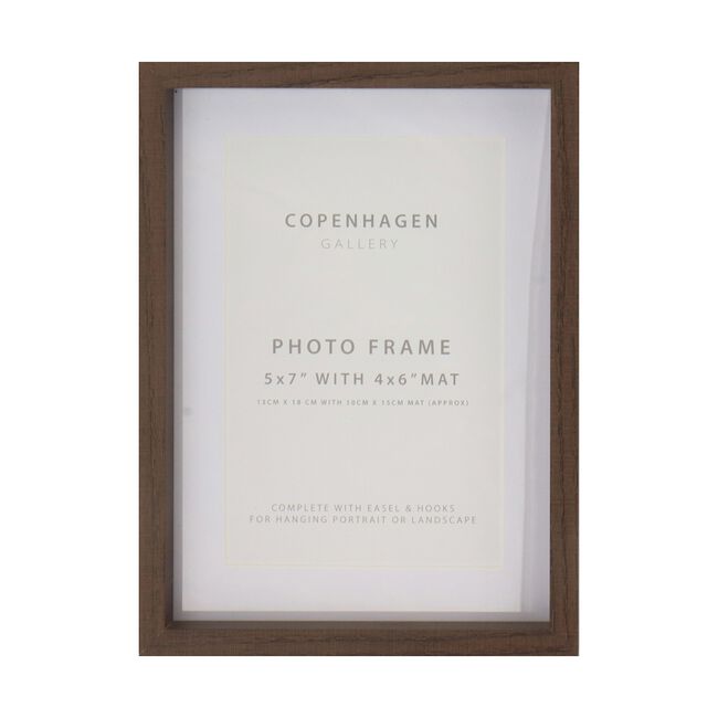A3 COPENHAGEN WALNUT Photo Frame