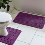 CATHERINE LANSFIELD ARMONI PLUM 2PC Bath Set 
