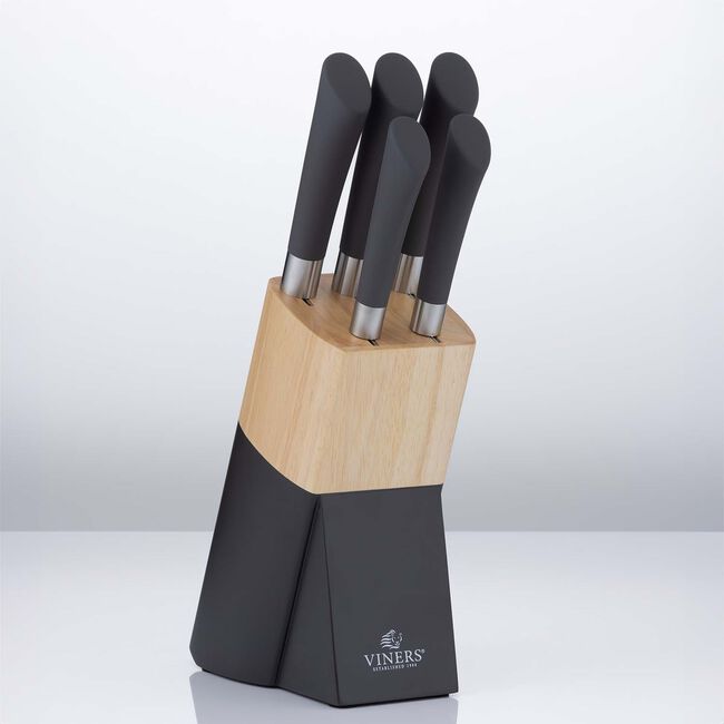 Viners Allure 6 Piece Knife Block Set