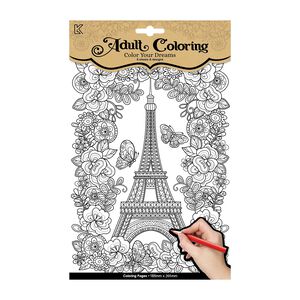 Adult Colouring Book - Cities