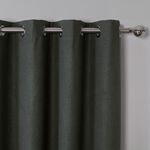 HACKNEY BLACKOUT CHARCOAL 135x240cm Curtain Panel 